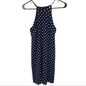 BLUE RAIN Polka Dot Sleeveless Dress NWOT